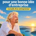 Image inspirante représentant Richard Branson en conférence, parlant d'entrepreneuriat.