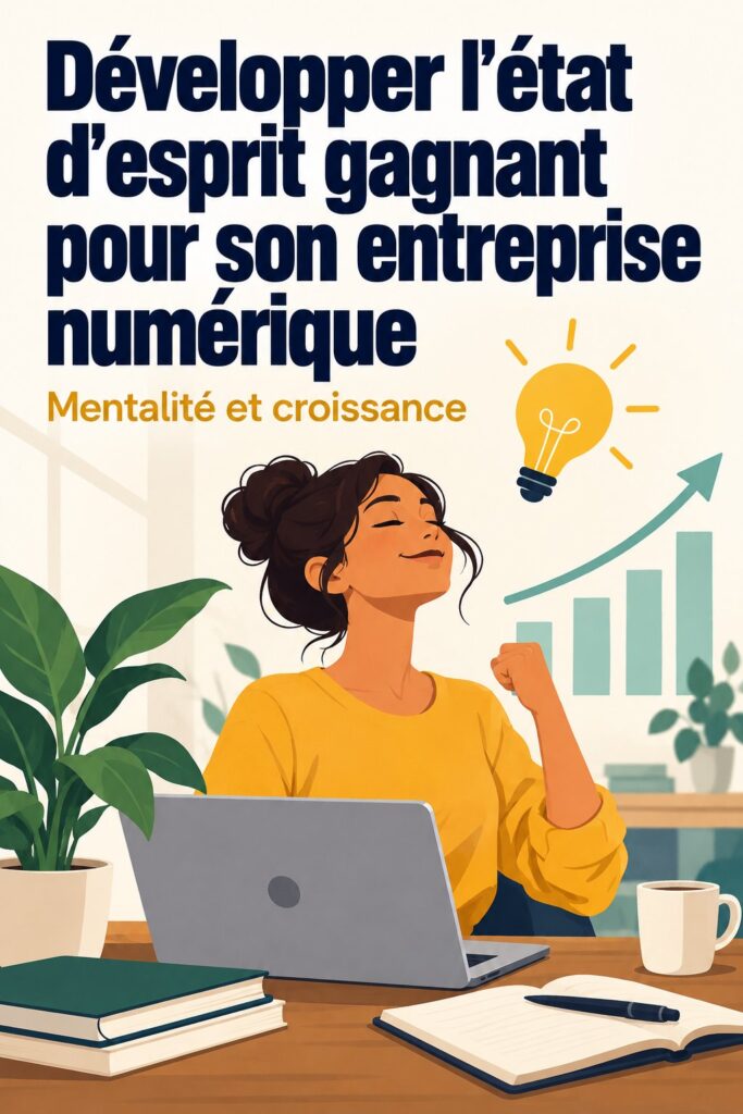 Femme rayonnante travaillant sur son entreprise avec confiance et détermination