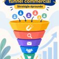 Illustration du tunnel commercial avec des étapes optimisées pour augmenter les ventes.