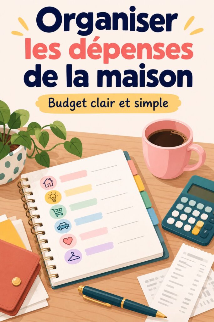 Femme organisant son budget avec un ordinateur et des notes
