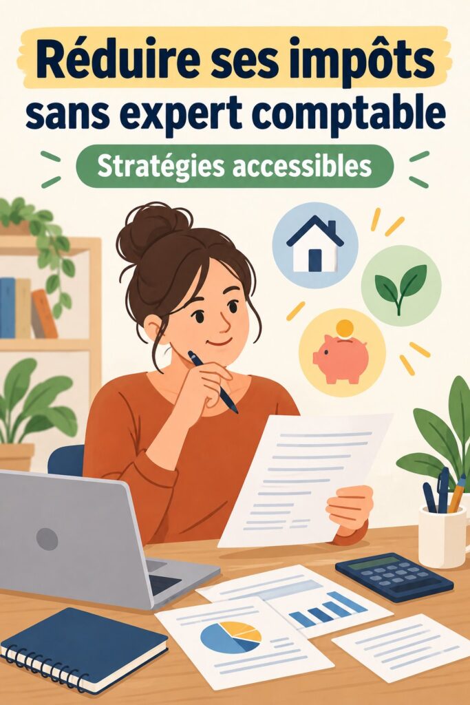 Femme consultante travaillant sur ses impôts à la maison.