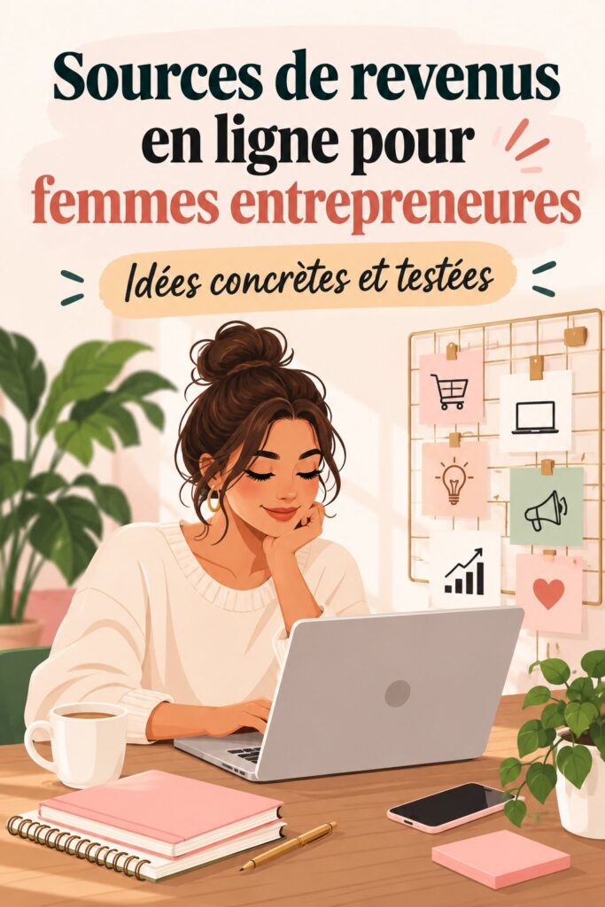Femmes entrepreneures discutant d'idées de revenus en ligne